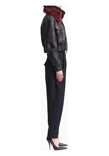16arlington 16arlıngton Cie Jacket Shearling Bomber Ceket Siyah
