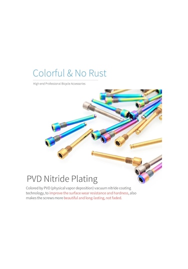 Sones Dağ Yolu Bisikleti Titanyum Alaşımlı Tutma Yayı, Renk: Çelik Segman Renkli