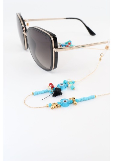 Gold Nazar Boncuklu Gözlük Ipi. Kadın Gözlük Zinciri. Gözlük Ipi. Gözlük Ipi Askısı. Gözlük Zinciri. Gold