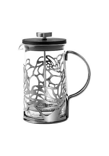 Karaca Flower Borosilikat Cam French Press 600 ml