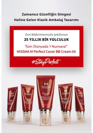 Missha Yoğun Kapatıcılık Sunan BB Krem M Perfect Cover BB Cream Ex No: 23 20 ML