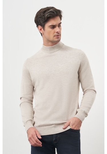 Morven Erkek Bej Basic Yarım Balıkçı Yaka Dynamic Fit Rahat Kesim Triko 26kc017001653 Bej Bej Morven Erkek Bej Basic Yarım Balıkçı Yaka Dynamic Fit Rahat Kesim Triko 26kc017001653 Bej Bej