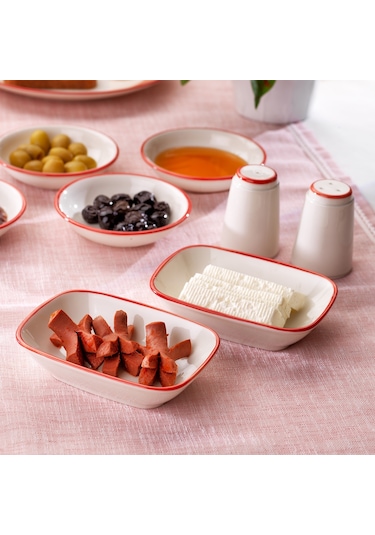 Schafer Vivian 32 Parça Kahvaltı Takımı-kırmızı Kırmızı