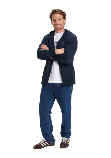 Quıksılver Zıp Hood Chest Logo 6800 Lacivert