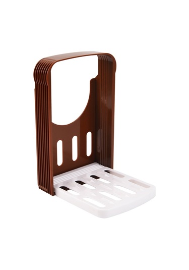 Sones Ev Pişirme Aracı Ekmek Somun Tost Mutfak Dilimleyici Kesici Kahverengi