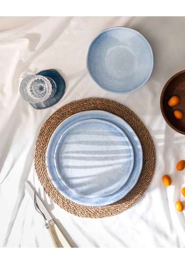Madame Coco Mady 6 Kişilik 18 Parça Yemek Takımı - Açık Mavi Yset0000000078