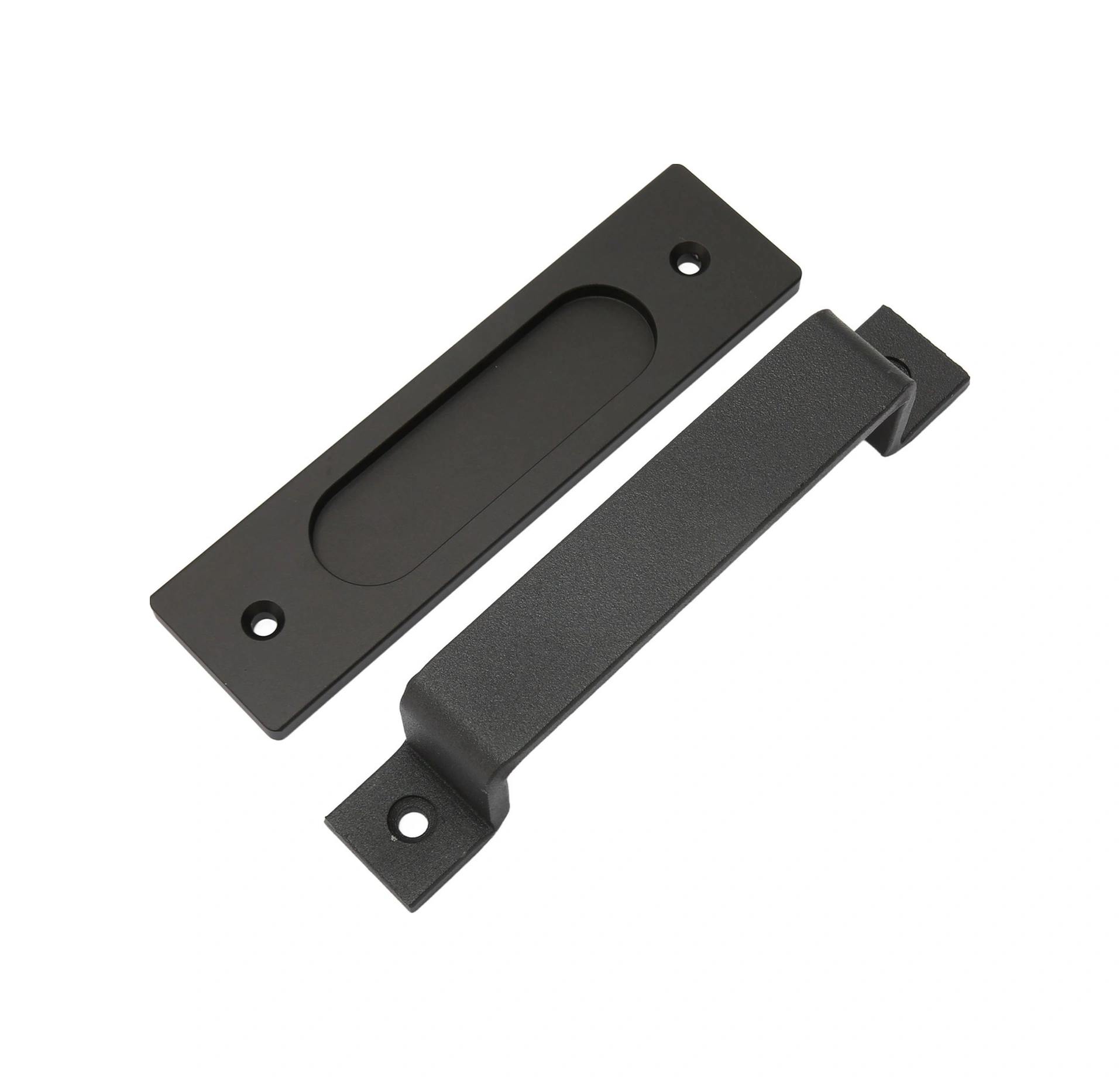 Geeroyoo Alüminyum Alyazı Barn Kapısı Kolu, Çift Taraflı, Uçsuz, Sıkı Tutuş, Kolay Kurulum, Siyah, Garaj/depo Uygulaması 9871, 160mm Diğer