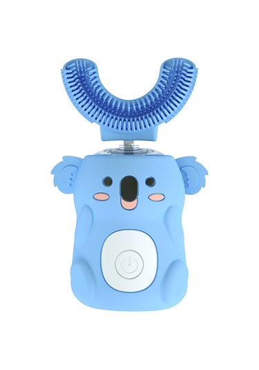 Sones Çocuk Ağız Elektrikli Diş Fırçası U Şeklinde Sonic Akıllı Elektrikli Diş Fırçası Mavi