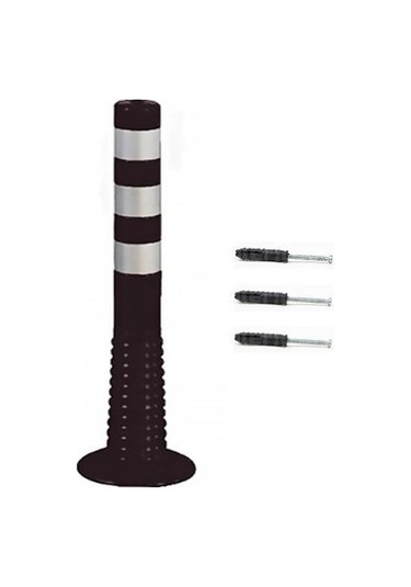 5 Adet Siyah Renk Otopark Düzenleyici 75 Cm Eco Delinatör