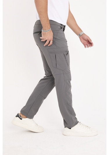 Camp532 Outdoor Tactical Su İticili Likralı Yazlık Erkek Taktik Pantolon Gri