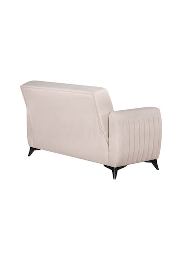 Linda Iki Kişilik Kanepe Yüksek Ayaklı Krem Bej