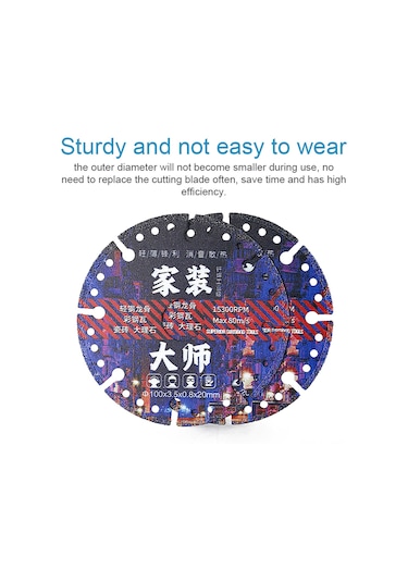 Konesam Elmas Uçlu Çok Amaçlı Kesme Diski - Çelik, Mermer, Seramik Kesimi İçin 100mm