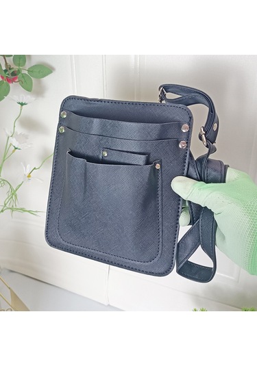 Büyük Kapasiteli Bölme Tasarımı Çiçek Düzenleme Aleti Kemer Kılıfı Siyah