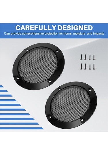 4 İnç Hoparlör Izgarası Hoparlör Yüz Kalkanı Hoparlör Koruma Izgarası