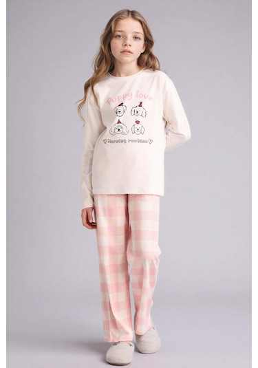 Defacto %100 Pamuklu 2'li Pijama Takımı Kız Çocuk H0102A826SP Defacto %100 Pamuklu 2'li Pijama Takımı Kız Çocuk H0102A826SP