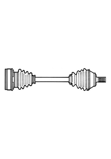 GKN GLANZER 304750 Aks Sağ Golf VI Vıı Jetta III IV Passat Caddy III