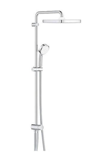 Grohe Tempesta System 250 Kare Duvara Monte Duş Sistemi, Yön Değiştiricili, Krom-Beyaz 26694000 Krom - Beyaz