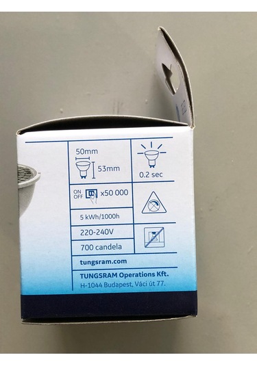 4 Adet General Elc. Gu 10 Led Spot 5w 360lümen 3000 Kelvin Sarı