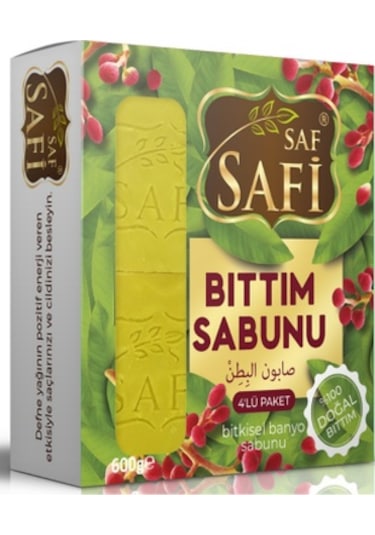 Safi Saf Doğal Bıttım Sabunu 4'lü 600gr