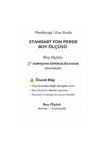 Perdeyap1980 Kahverengi Ada Fon Perde Tek Kanat 1/3 Sık Pile Açık Kahve