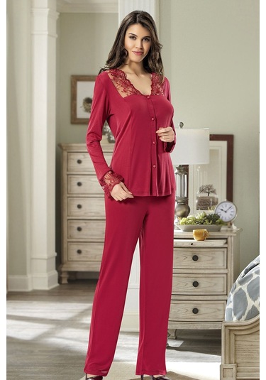 Xses 3005 Kadın Penye 6'lı Çeyizlik Takım-bordo Bordo