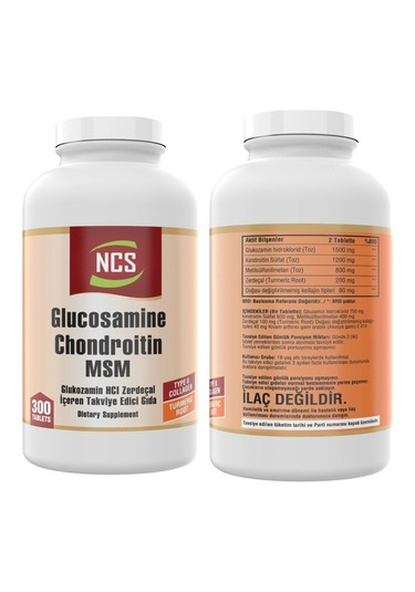 Ncs Glucosamine Collagen Zerdeçal 300 Tablet + Ncs Vitamin D3 K2