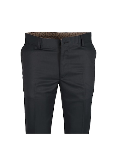 Erkek Keten Pantolon Klasik Normal Kesim Rar01158 Gri