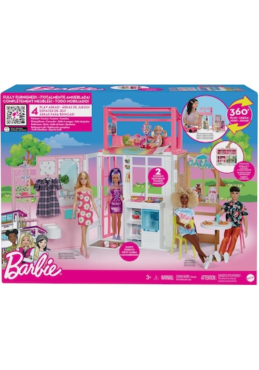 Barbienin Taşınabilir Portatif Evi Hcd47