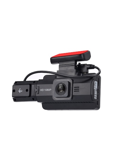 Samdoo "170 Geniş Açılı Çift Lensli Araç Kamerası - 1080p Full Hd Gece Görüşlü Park Modu Desteği"