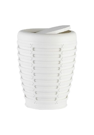 Primanova Palm Çöp Kovası Beyaz. Beyaz