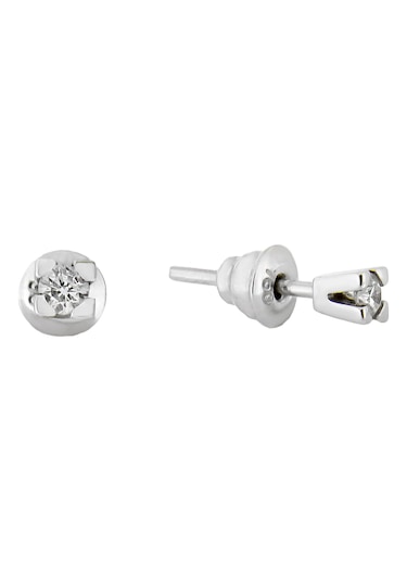 0,17 Ct Pırlanta Tektaş Küpe