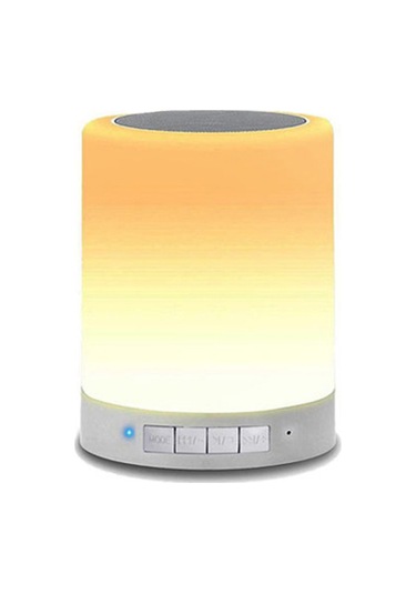 Singree Renkli Dokunmatik Led Lamba Ve Bluetooth Hoparlör - Usb, Tf Kart, Aux Girişli Taşınabilir Işık