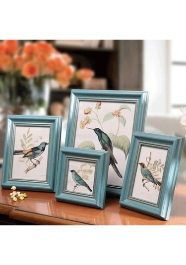 Novahub Siyah Reçine Dikdörtgen Çerçeve, 12 İnç, Oturma Odası Dekorasyon, Avrupa Tarzı Ev Süsleme