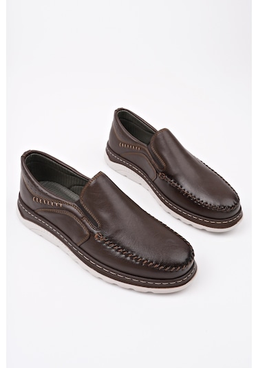 Muggo Robby Slip-on Bağcıksız Erkek Günlük Casual Ayakkabı Kahverengi Muggo Robby Slip-on Bağcıksız Erkek Günlük Casual Ayakkabı Kahverengi