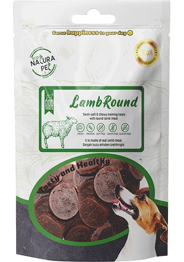 Eco Natura Pet Yumuşak Kuzu Etli Yuvarlak Köpek Ödül Maması