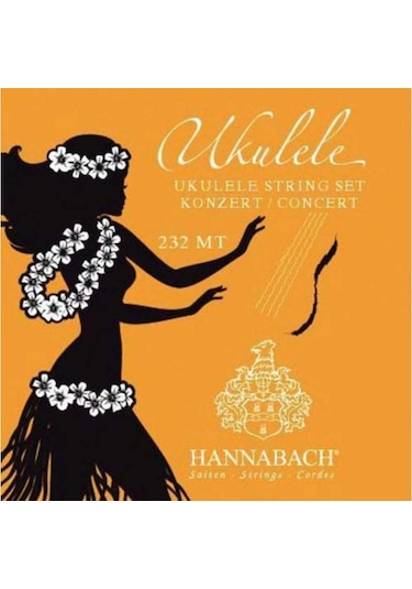 Hannabach 232Mt Concert Ukulele Takım  Tel