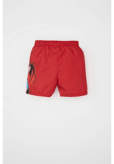 DeFacto Erkek Bebek Marvel Comics Micro Deniz Şortu B9678A524SMRD79 Kırmızı