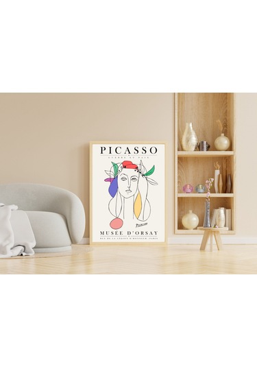 Pablo Picasso Çerçevesiz Poster Duvar Tablosu Dnm6 50x70