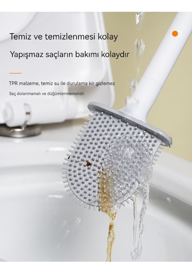 Eternal Luck Duvara Monte Deliksiz Drenajlı Tuvalet Tuvaleti - Beyaz