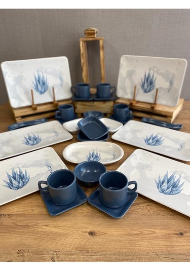 Takım Kahvaltı Blue Magıc 27 Parça 6 Kişilik