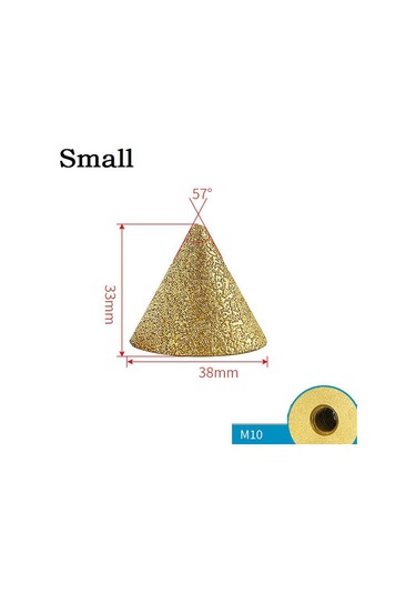 Sointeresting M10 Açı Frezeleme Ucu 38mm Pah Kırma Ucu Fayans Kesme Makinesi Model 100 Açı Taşlama Makinesi İçin Kırpma