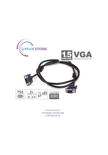 1.5metre Vga Görüntü Kablosu