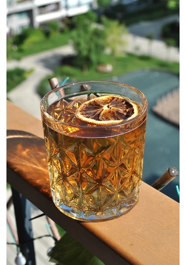2'li Kristal Viski Bardak Kokteyl Meşrubat Bardağı-340 Ml Muse