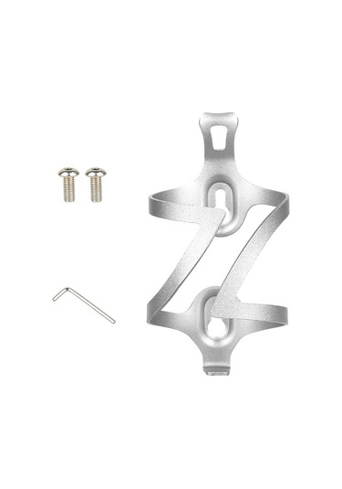 Junsunmay Bh002 Alüminyum Alaşımlı Bisiklet Su Şişesi Kafesi Mtb Bisiklet Şişe Tutucu - Gümüş