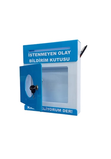 Mavi İstenmeyen Olay Bildirim Kutusu