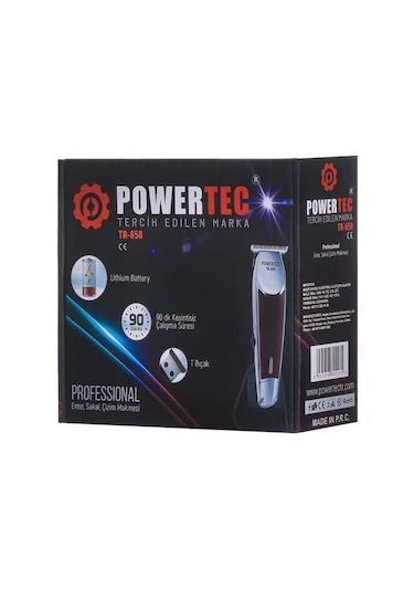 Powertec TR-658 Saç Sakal Tıraş Makinesi