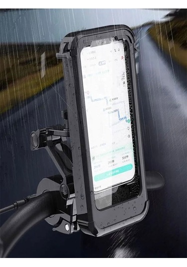 Ds0mt3 Motosiklet Ve Bisiklet Telefon Tutucu Waterproof Su Geçir