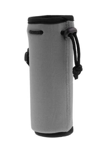 Dolıty Neopren Yalıtımlı Spor Su Şişesi Kapağı Kılıfı Gri