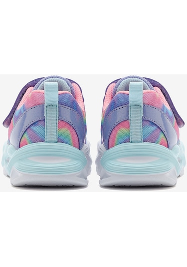 Skechers Twisty Glow - Sorbet Swirl Küçük Kız Çocuk Mavi Spor Ayakkabı 303716n Pwmt Mavi