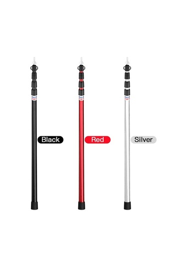 Pazly Ayarlanabilir Alüminyum Tente Direkleri - Taşınabilir, Hafif, Gümüş Yedek Kamp Sundurma Çardak İçin Gümüş